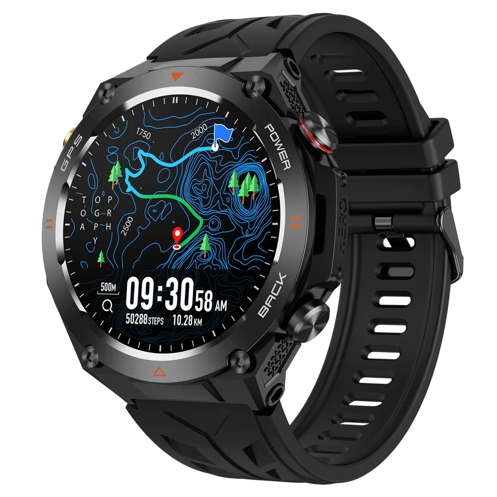 REXQU Adventurer rugged GPS smartwatch with female health assistant