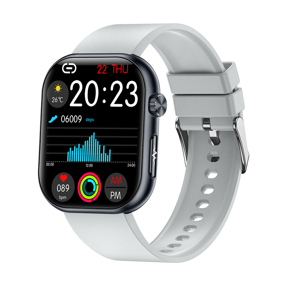 Daily health monitoring watch alerts shown on the REXQU HealthLink display