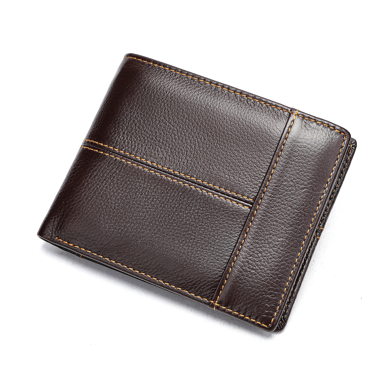 Men's Luxury Genuine Leather Rfid Anti-theft Wallet - Image 6
