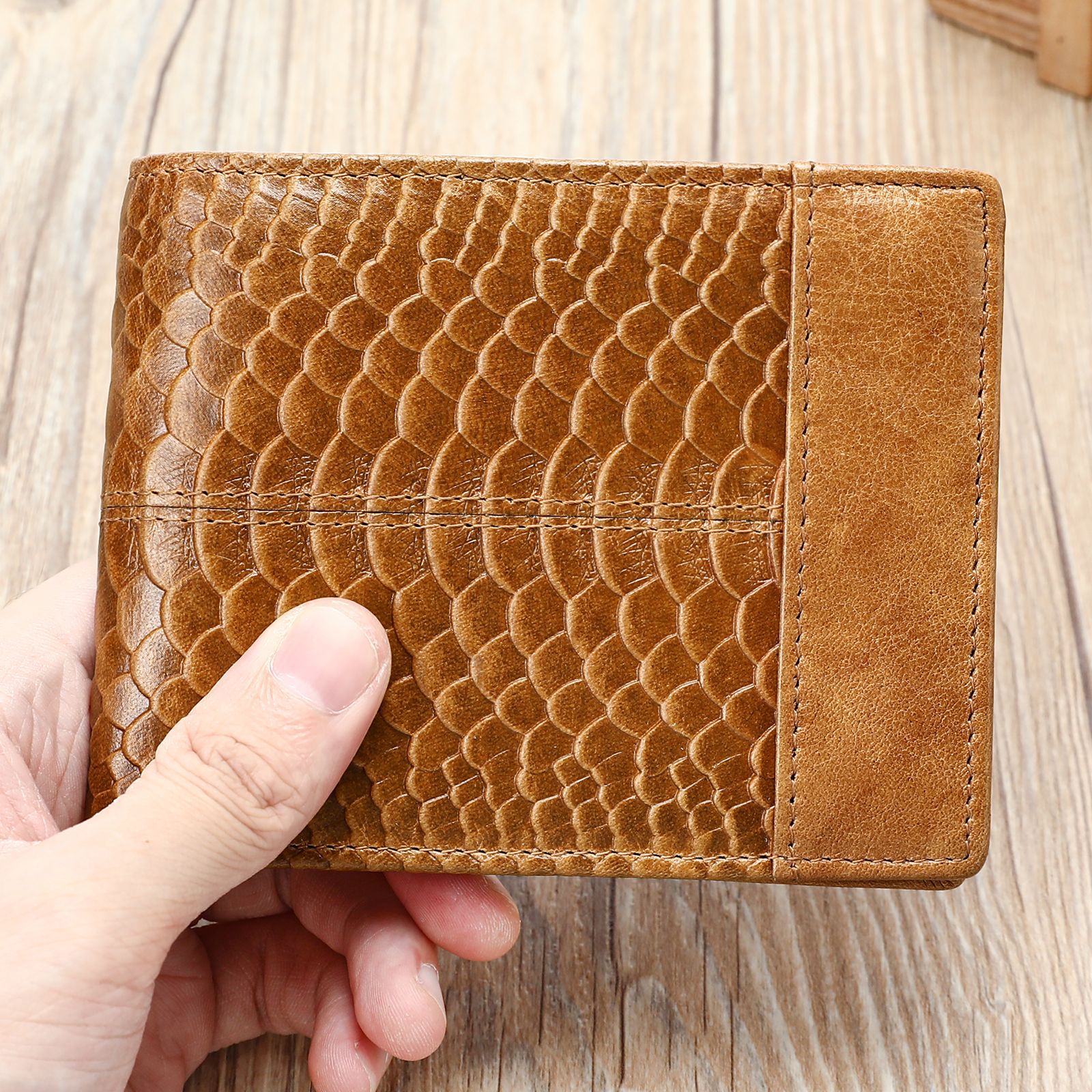 Men's Luxury Genuine Leather Rfid Anti-theft Wallet - Image 3