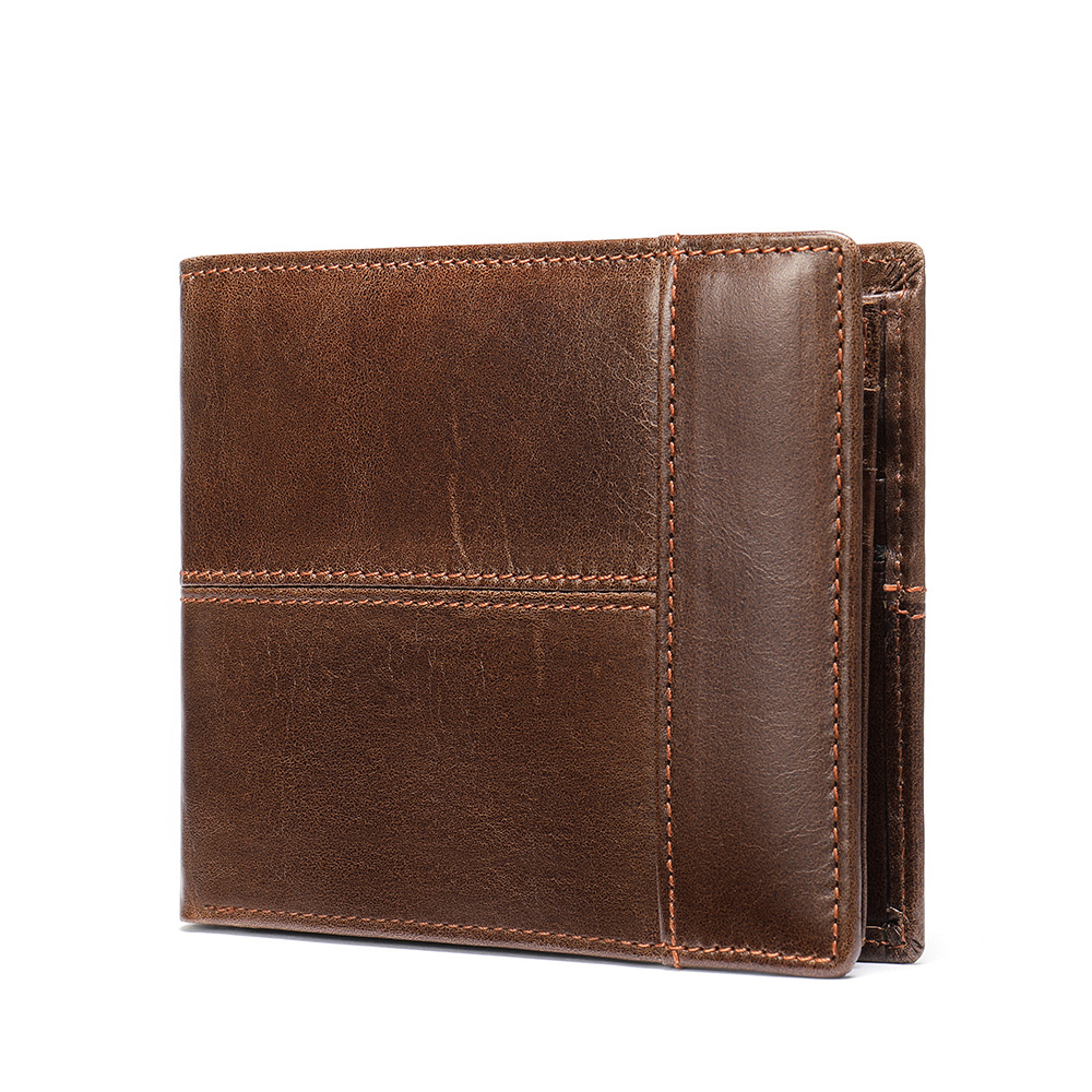 Men's Luxury Genuine Leather Rfid Anti-theft Wallet - Image 2