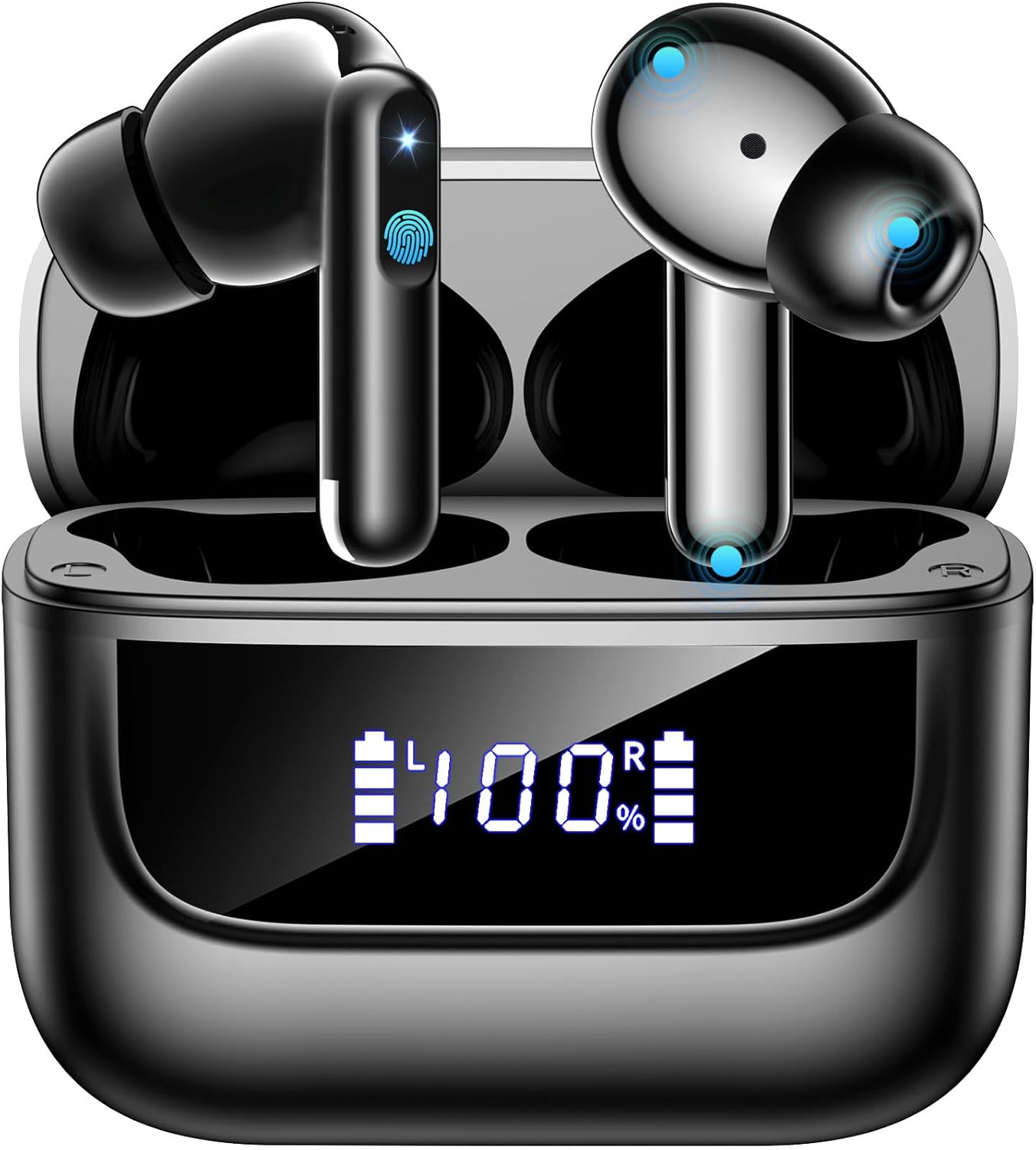 REXQU RX20 Deep Bass HiFi wireless earbuds with charging case