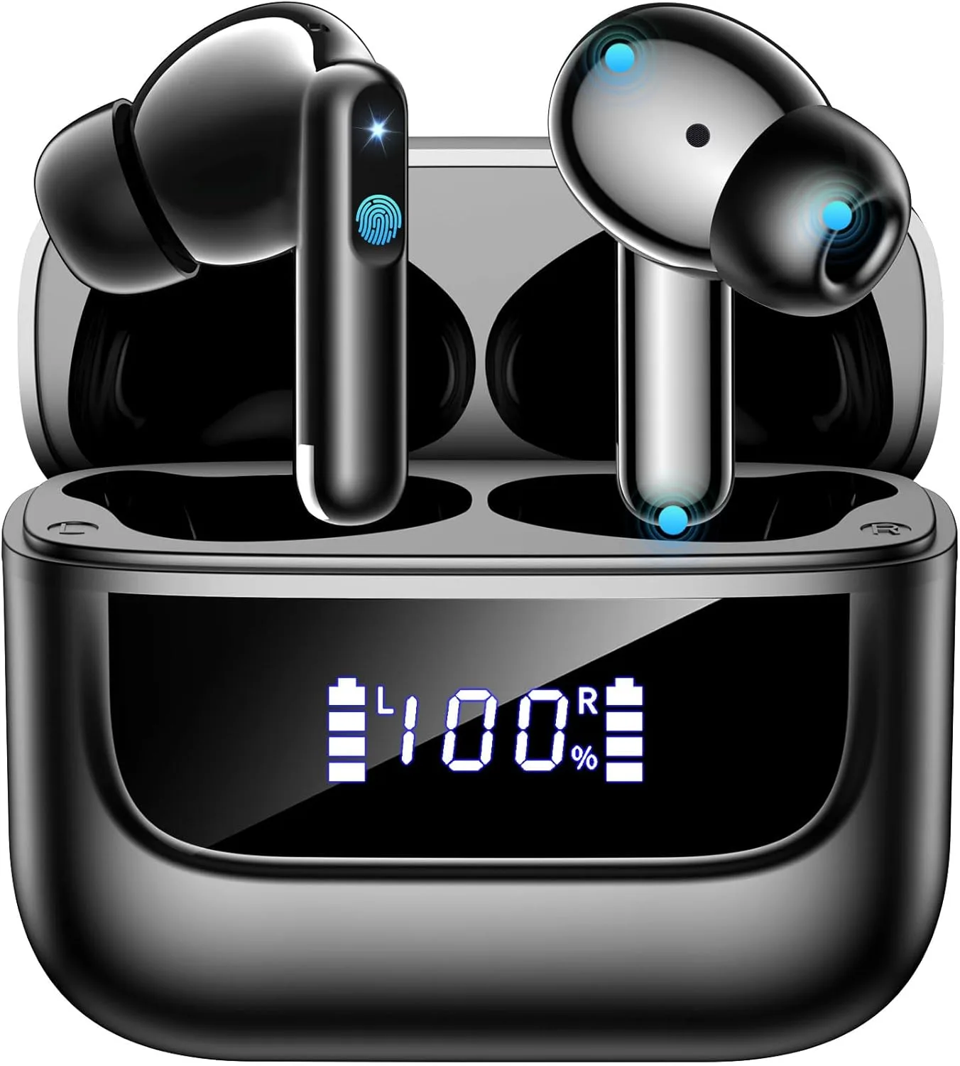 REXQU RX20 Deep Bass HiFi wireless earbuds with charging case