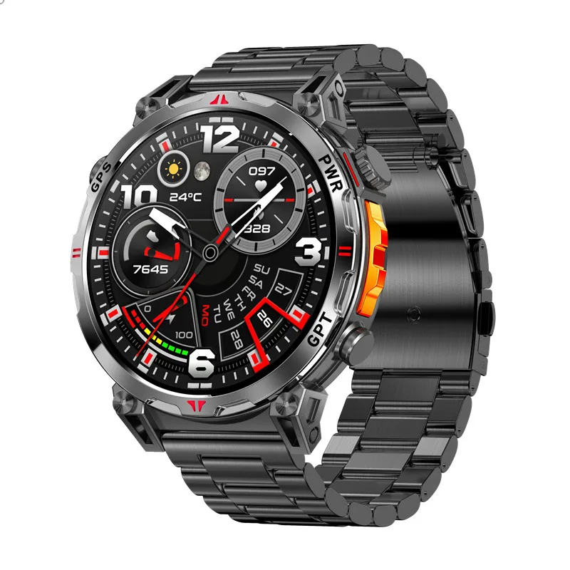 REXQU Zenith Pro Black Metal Bracelet finish