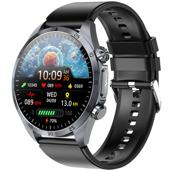 REXQU CoreX Pro — Black Leather strap