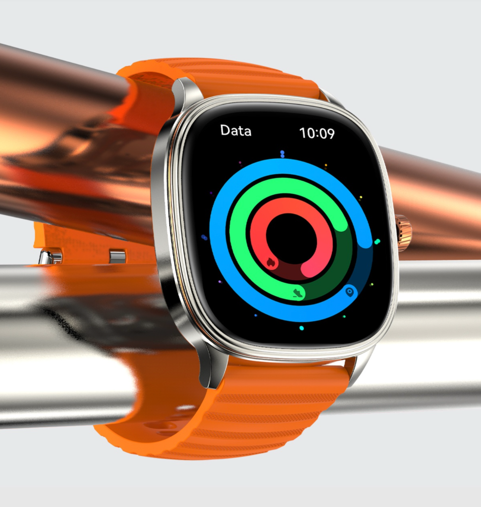 REXQU Syntra, one of the best everyday style smartwatch picks, with always-on AMOLED display
