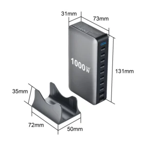 Fast Charging Station For Most Portable Devices 10 Port Hot 1000W GaN