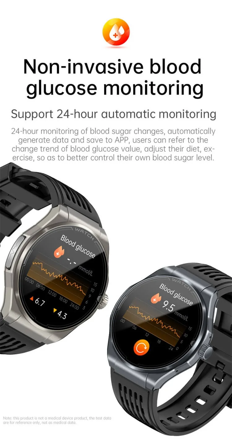 blood oxygen trend tracking on the REXQU Chronex