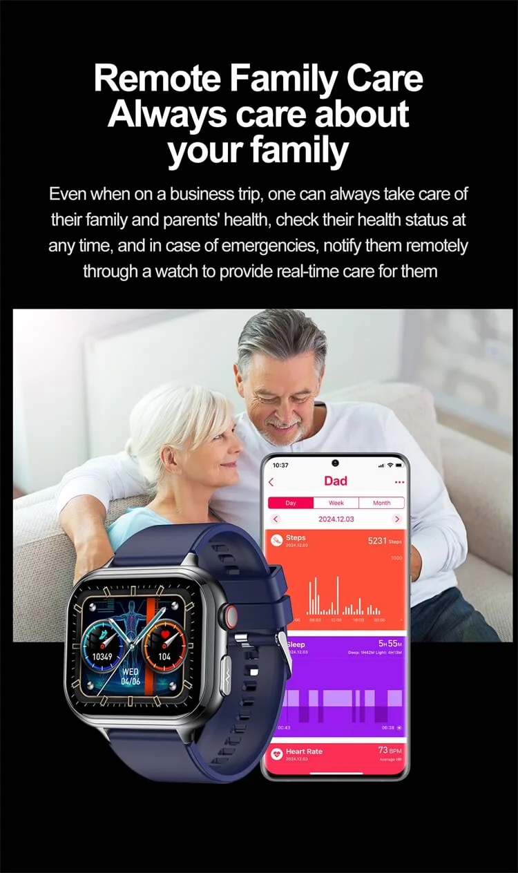 Remote family care on the REXQU IntelliFit — always care about your family