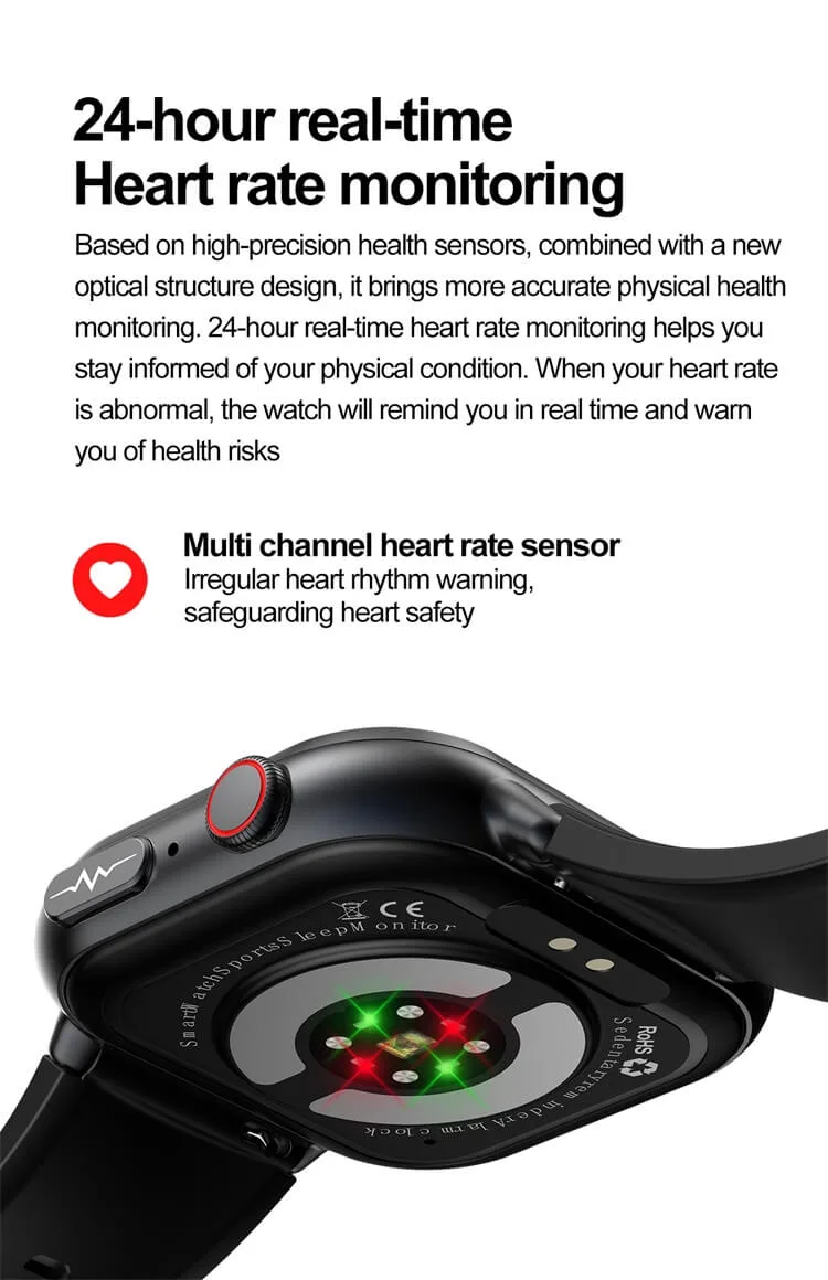 24-hour real-time heart rate monitoring on the REXQU IntelliFit