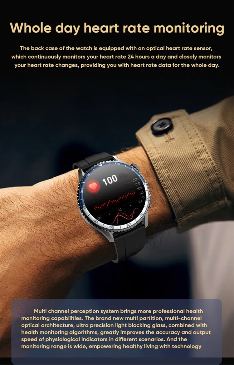 REXQU Infinity Pro whole day heart rate monitoring