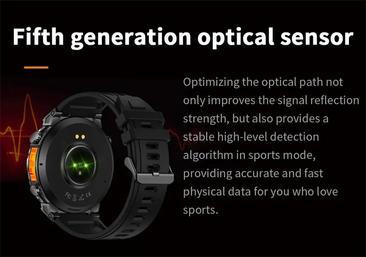 REXQU Zenith Pro fifth generation optical heart rate sensor