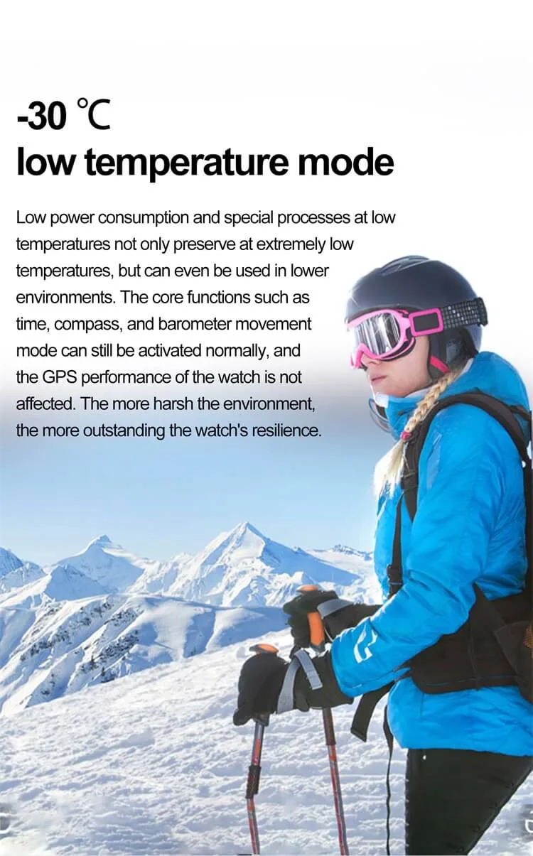 REXQU AltiTrek -30°C low temperature mode in snow