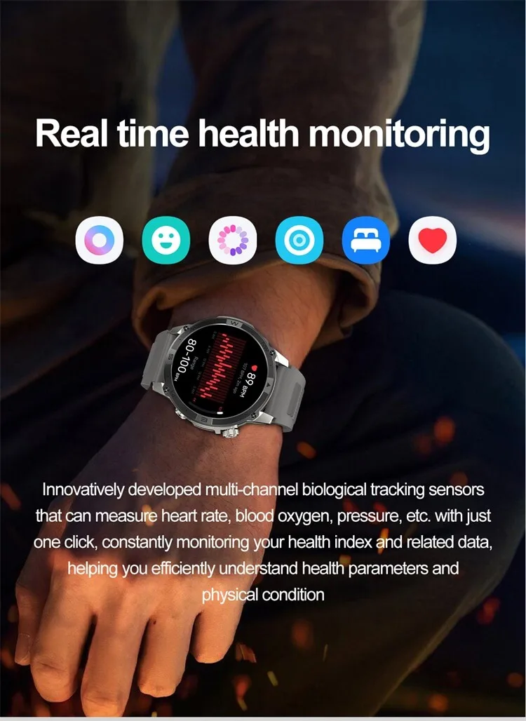 REXQU AltiTrek real-time health monitoring with multi-channel sensors