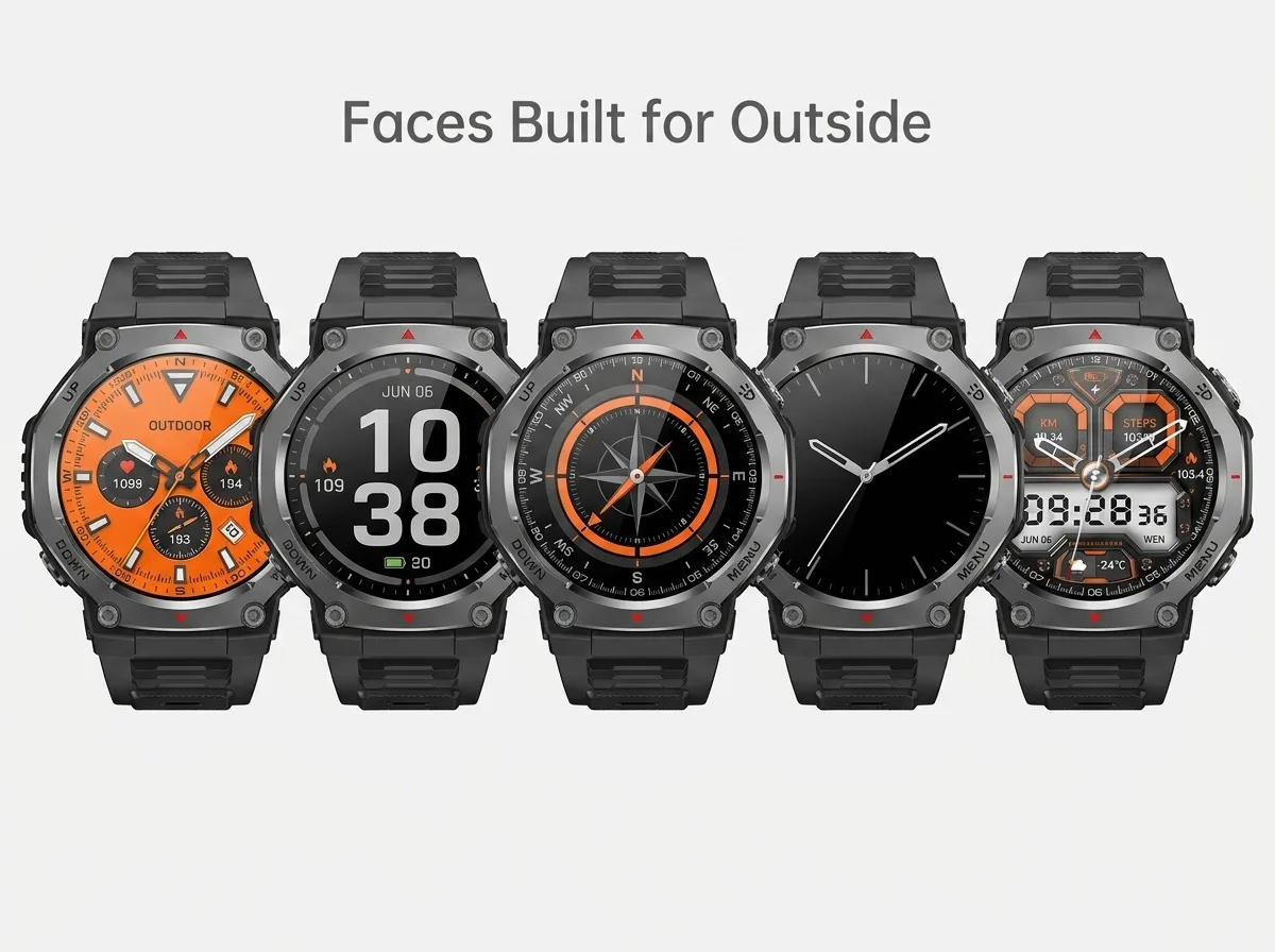REXQU Beacon Pro watch faces