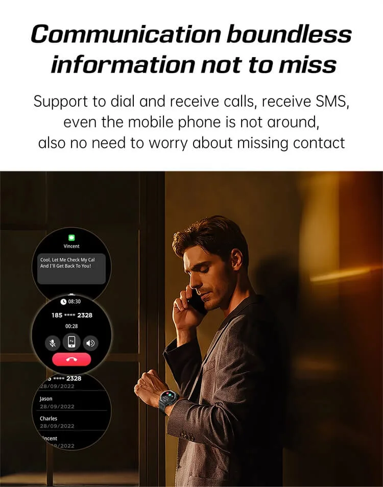 REXQU Beacon Pro Bluetooth calls and SMS notifications