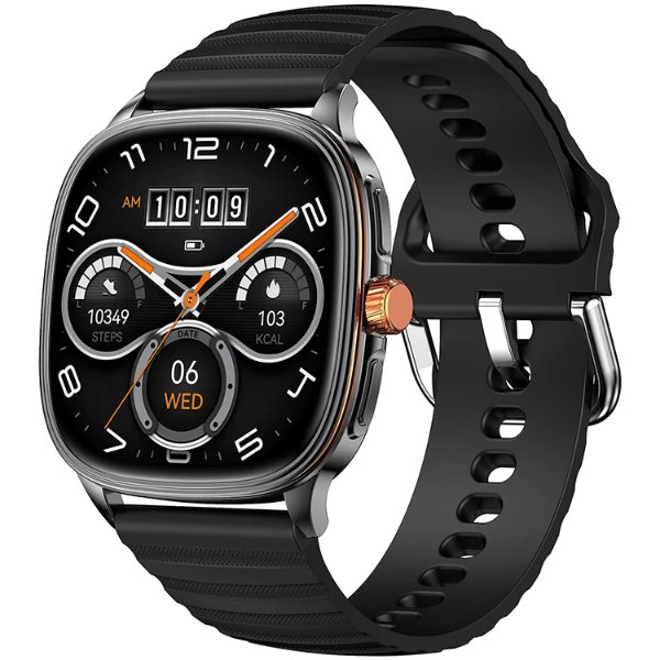 REXQU Syntra health smartwatch with bluetooth calls, heart rate and blood pressure