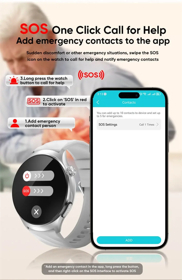 REXQU CardioCall automatic sleep monitoring