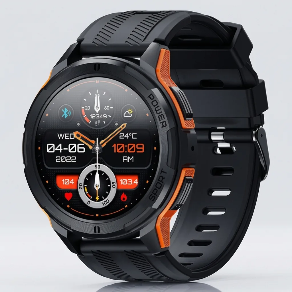 REXQU EnduroMax 1.43 inch AMOLED display and rugged case