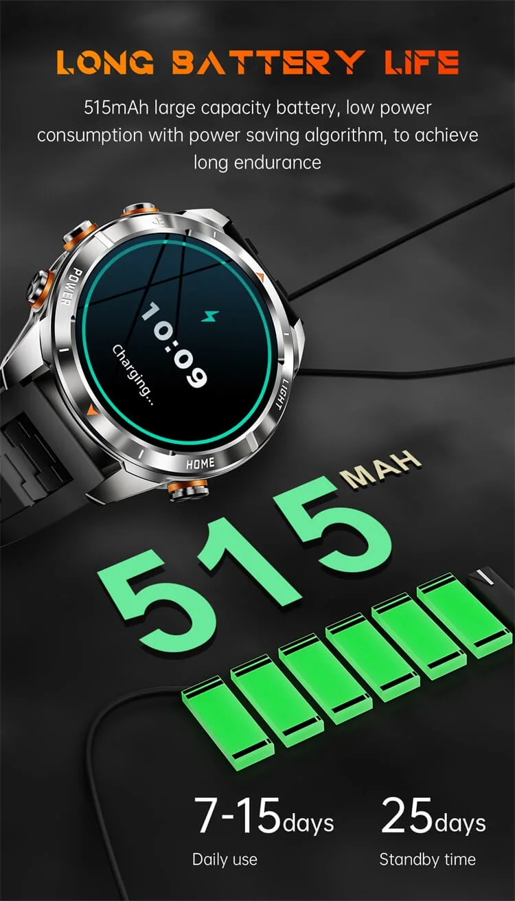 REXQU FlareTrail 515mAh long battery life