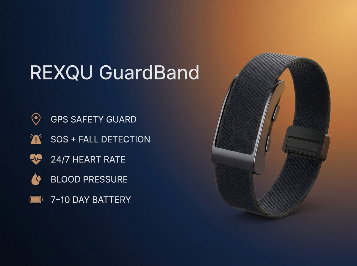 REXQU GuardBand women’s smartwatch banner