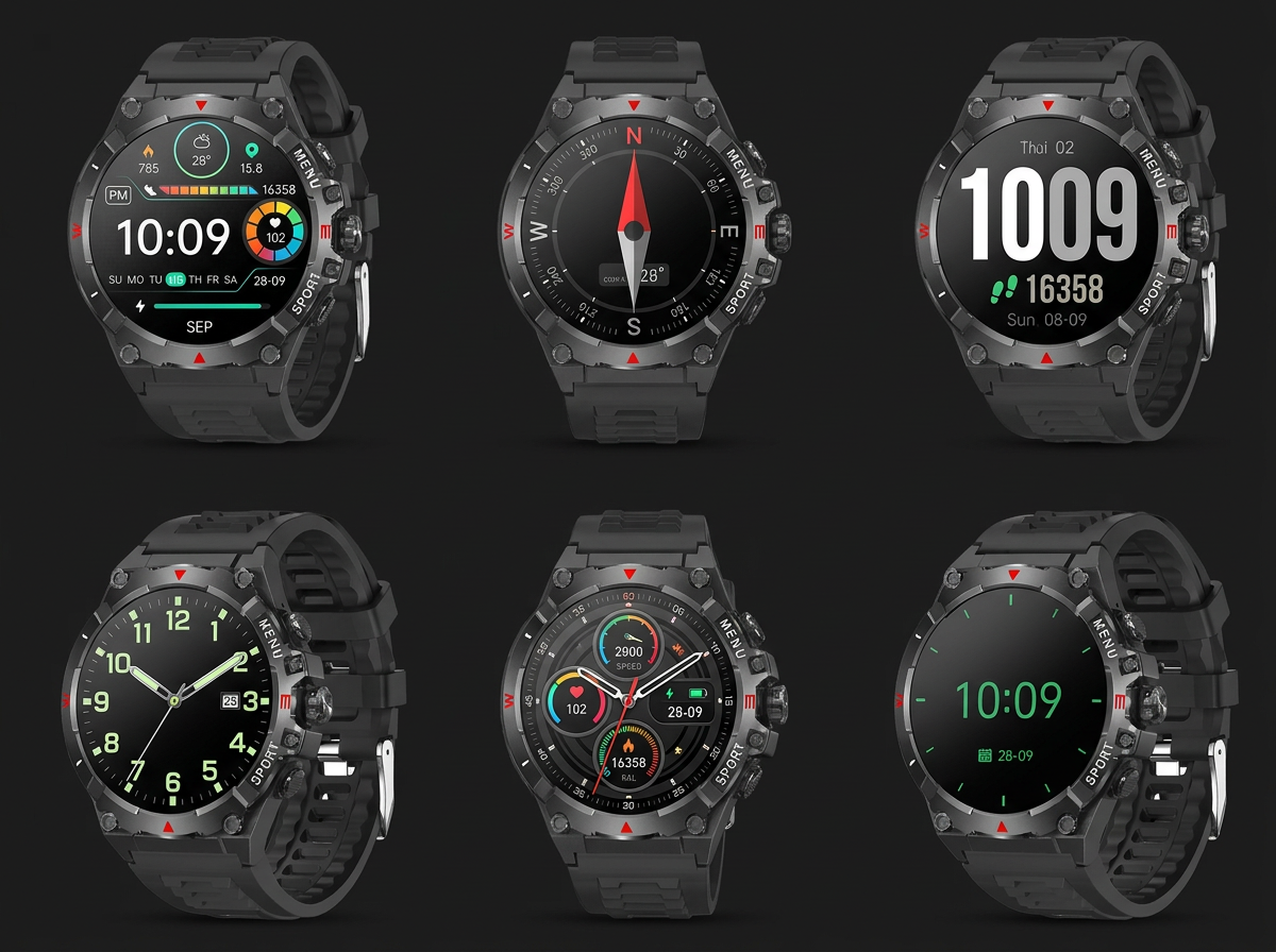 REXQU Healout customizable watch face designs