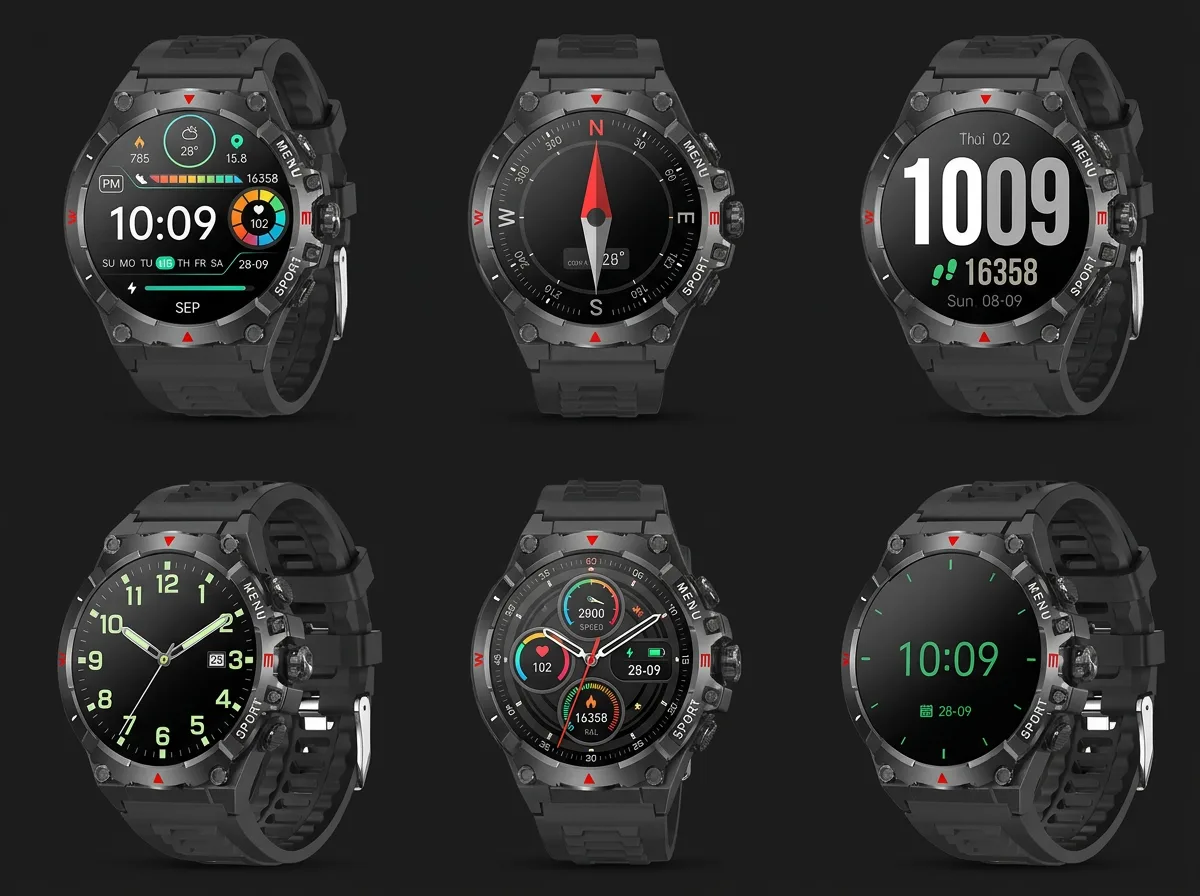 REXQU Healout customizable watch face designs