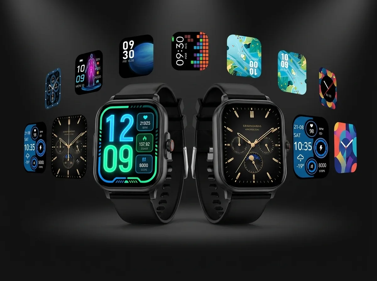 REXQU CardioSense with dozens of customizable watch faces