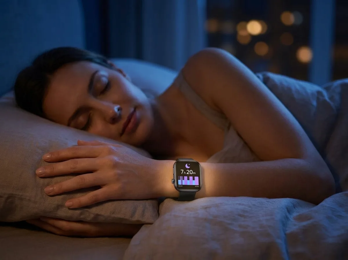 Sleep tracking on the REXQU HealthLink