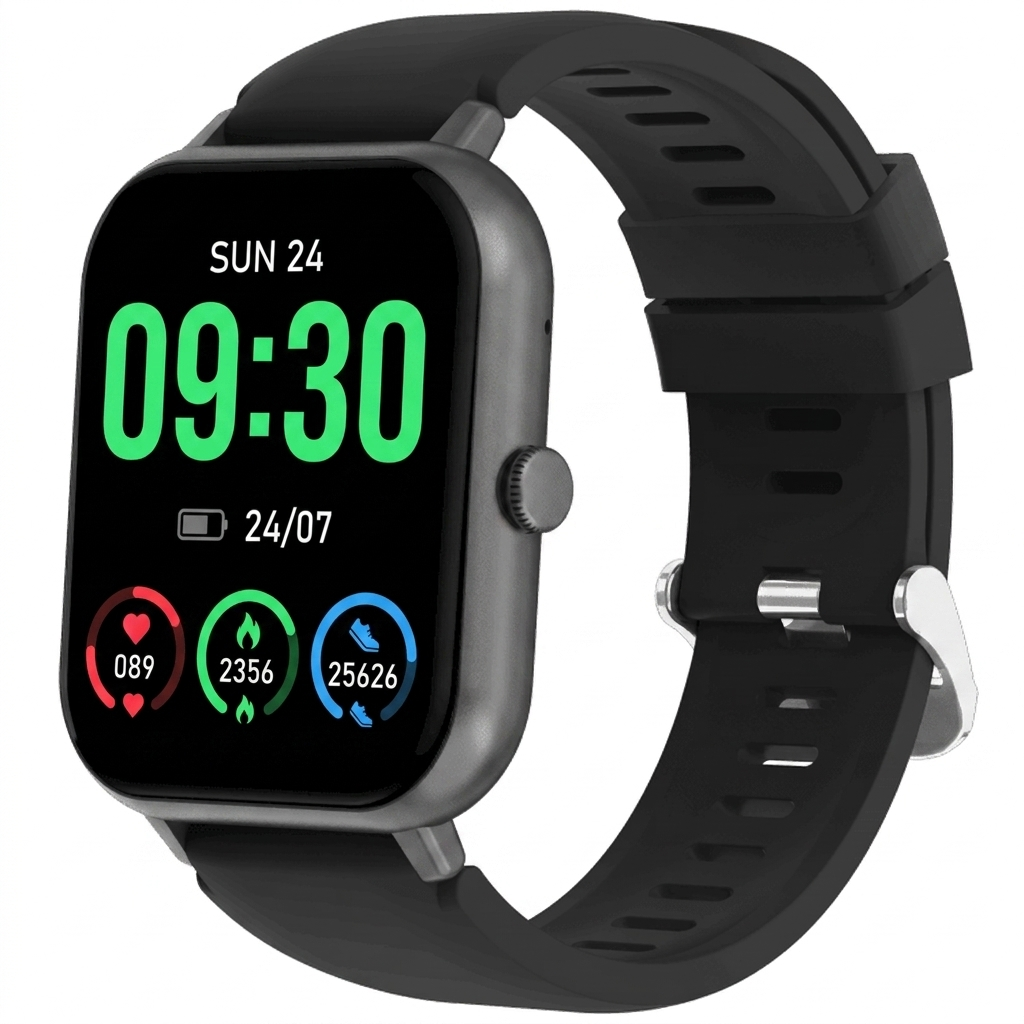 REXQU VitaSync health smartwatch with bluetooth calls, 100+ sport modes, heart rate and blood pressure
