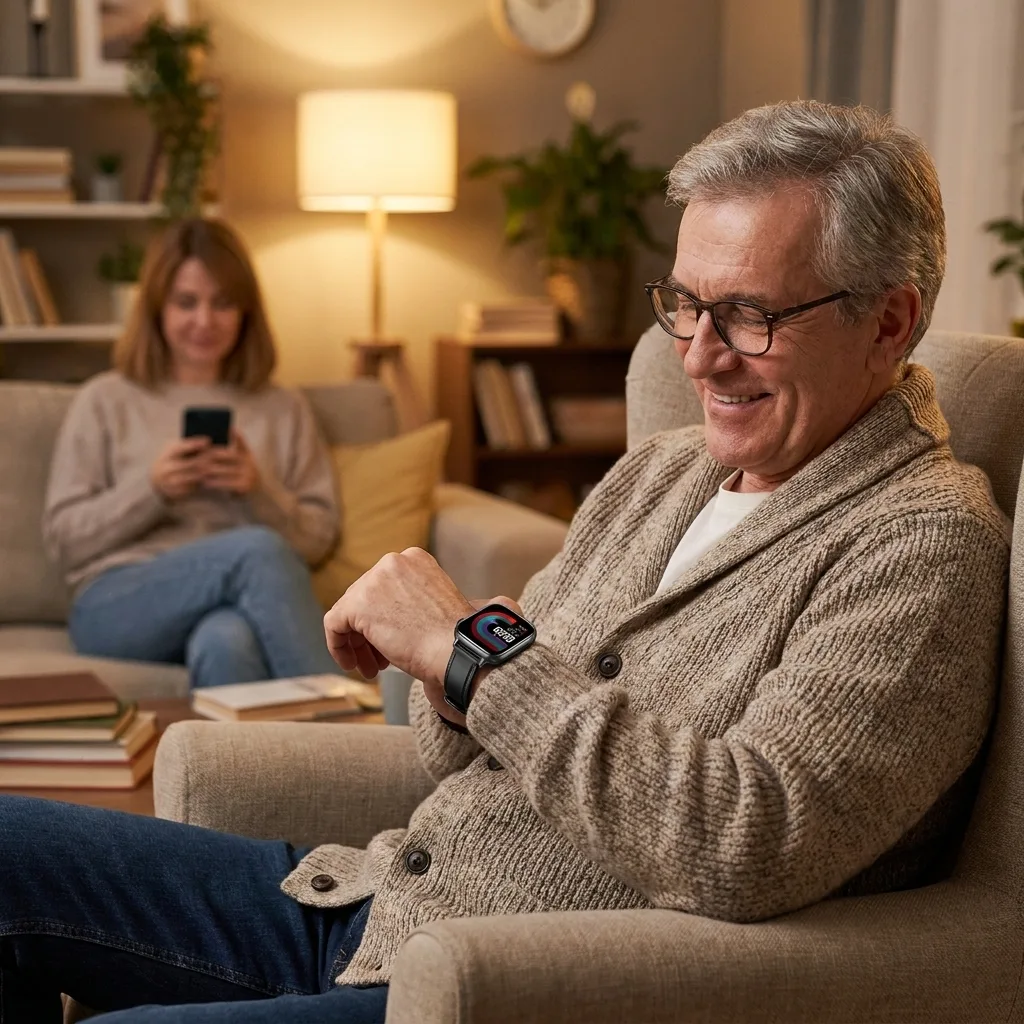 IntelliFit customer sharing vitals with family through the app