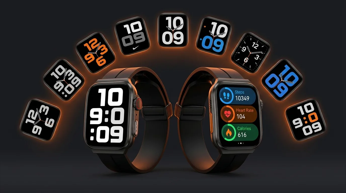 REXQU BioTrack Pro big-numeral watch faces