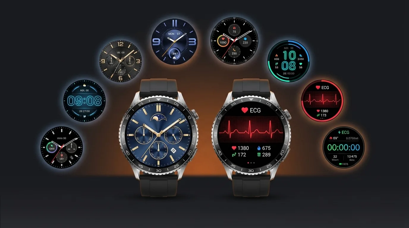 REXQU Infinity Pro round watch face designs