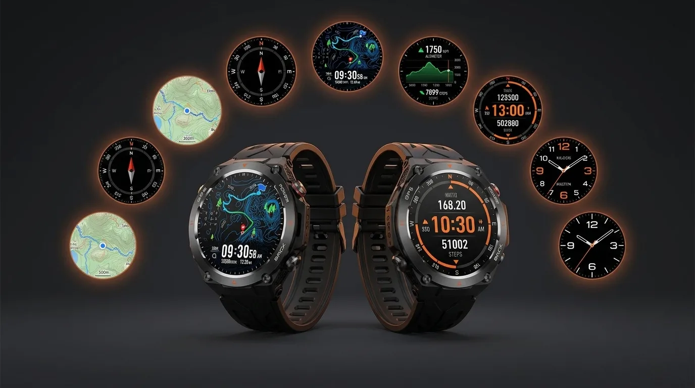 REXQU Adventurer outdoor watch face designs