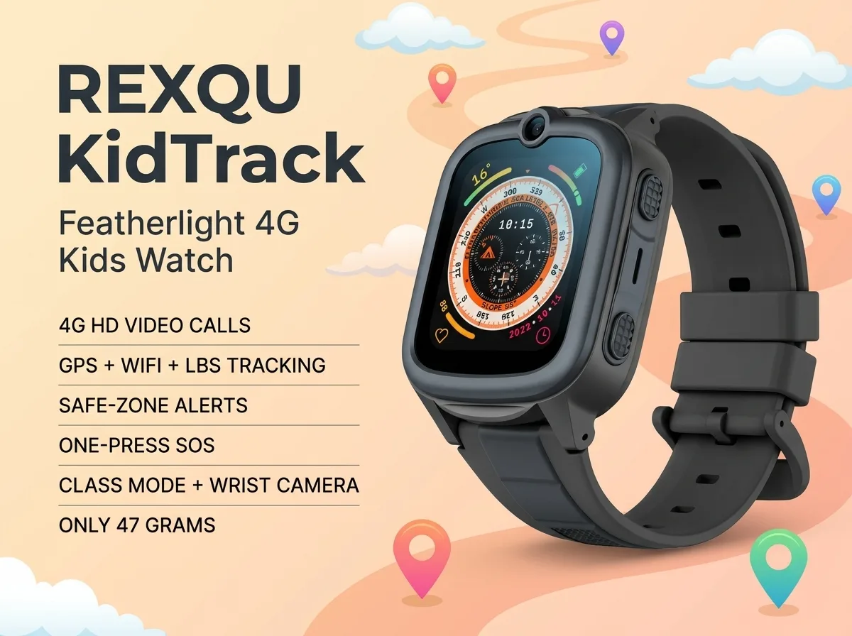 REXQU KidTrack Kids Smartwatch