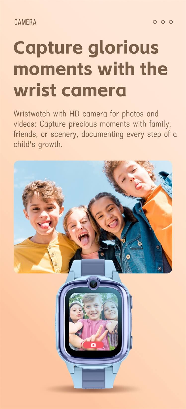 REXQU KidTrack class mode, SOS call and alarm features