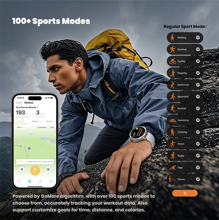 REXQU MaxTrail 100+ sports modes