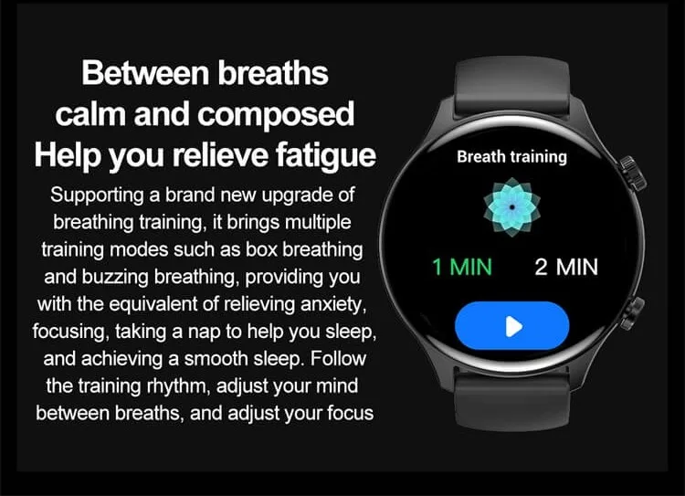 REXQU Meridian breath training modes