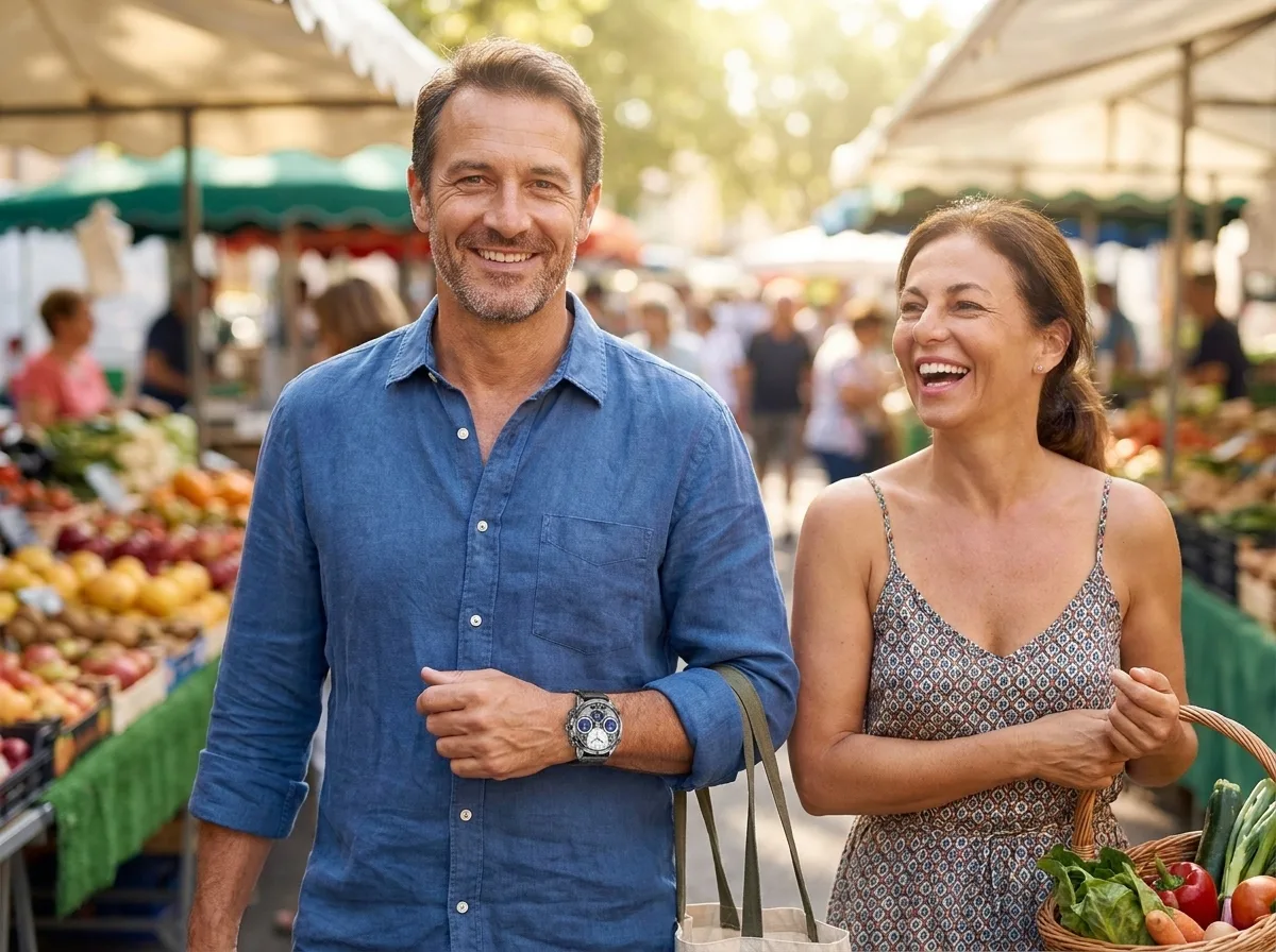 Happy REXQU Spectrum owners at a weekend market