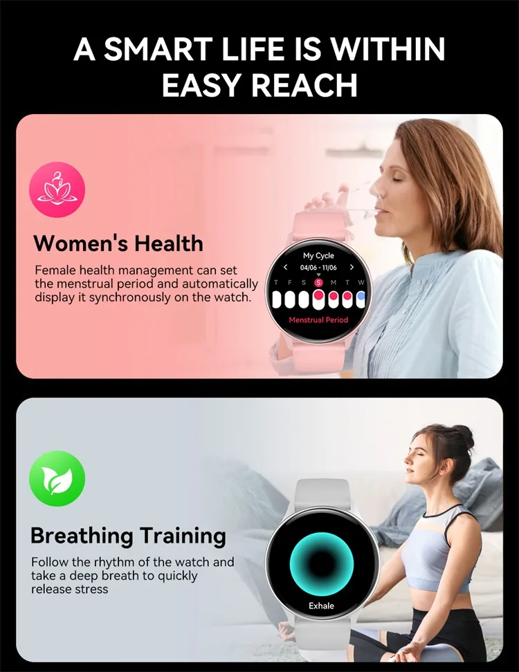 REXQU SummitCall women’s health tracking and guided breathing training