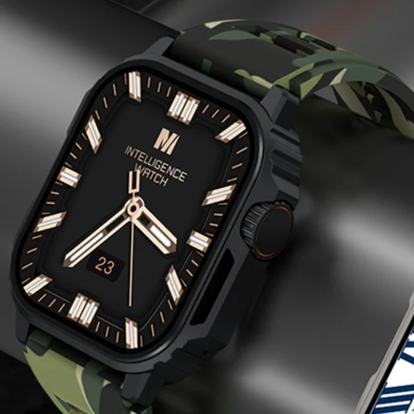 REXQU TrailGuard with black case and camo strap